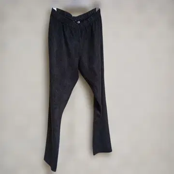 블랙 캐주얼 팬츠 허리밴딩 프랑스제 한 번 착용 사이즈 4