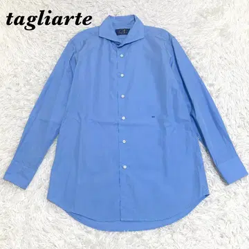 새상품급 타리아토 THOMAS MASON 긴팔 드레스 셔츠 블루