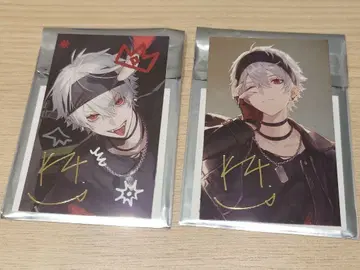 니지산지 쿠츠하 메탈 카드 7주년 ChroNoiR 사인 포함 세트