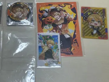 아키 트레이딩 카드 엽서 캔 배지