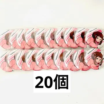 나의 히어로 아카데미아 CAMERA!! 캔뱃지 우라라카 오챠코