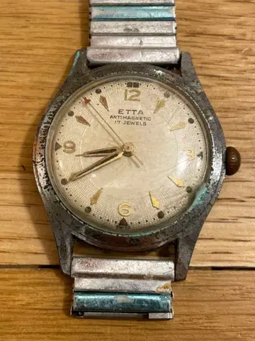 ETTA 방수 17주얼 아날로그 손목시계