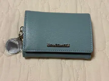 파란색 3단 폴더형 지갑