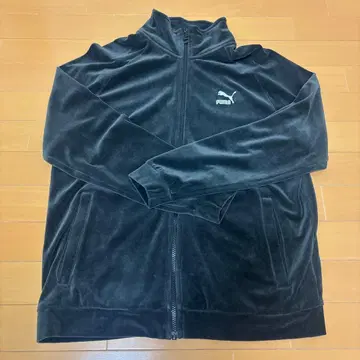 PUMA 블랙 플리스 저지 L