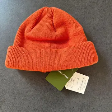 RACAL 오렌지 니트 모자