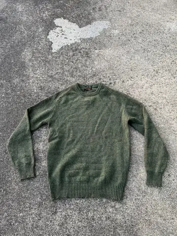 Shetland Blend 긴팔 니트 스웨터 풀오버 M 남성용