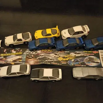 머리글자D 미니카 세트 AE86 RX-7 란에보 임프레자