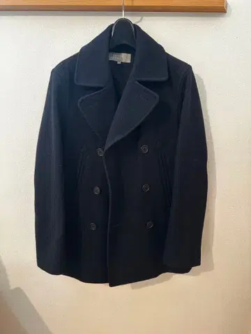 마가렛호웰 울 피코트 네이비 더블 브레스트