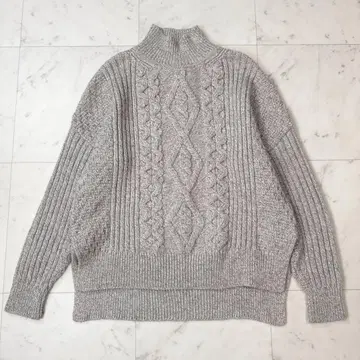 프레임워크스 별주 아란 니트 스웨터 울 베이지 계열 원사이즈