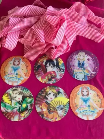 인기 애니메이션 3D 렌치큐라 부각 입체형 코스터 세트 6매입 새상품