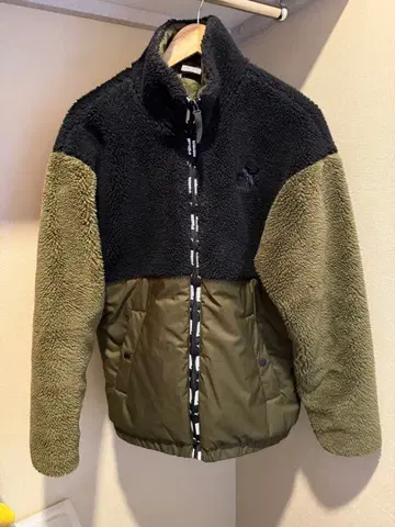 보아 자켓 플리스 자켓 블랙 올리브