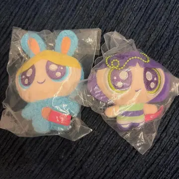 파워퍼프걸스 눈 반짝 봉제 인형 가챠가챠