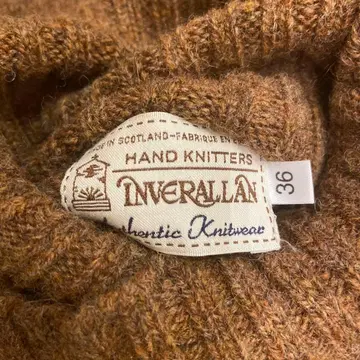 INVERALLAN 셰틀랜드 터틀넥 스웨터 인버아란