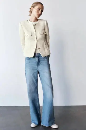 ZARA 트위드 자켓