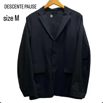 DESCENTE PAUSE 블랙 테일러드 자켓 M