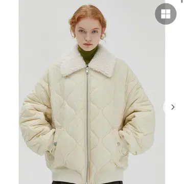 Fano Studios 보아 칼라 퀼팅 블루종