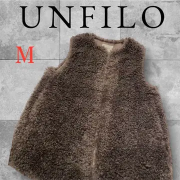 [새상품] UNFILO 앙필로 에코 퍼 베스트 M 사이즈