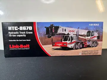 Link-Belt HTC-8670 유압 트랙 크레인 1:50 스케일