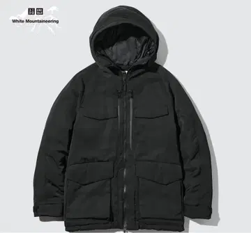 유니클로 White Mountaineering 하이브리드 다운 후드티