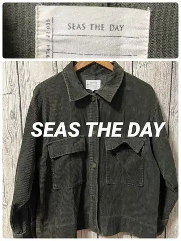 여성용 M 코듀로이 블라우스 셔츠 빅셔츠