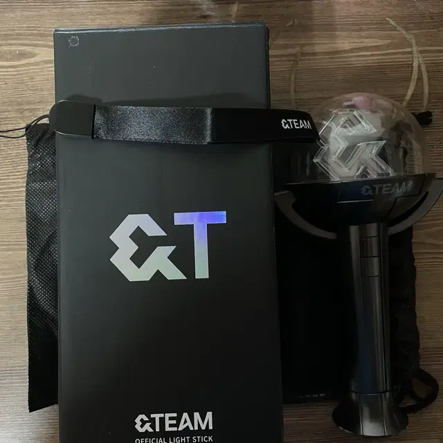 앤팀 응원봉 르네봉+앨범 5종 (포카 O) 일괄