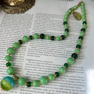 이탈리아제 베네치아 유리 목걸이 907