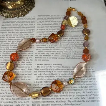 이탈리아제 베네치아 유리 목걸이 906