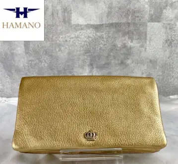[ 전하마노 ] 덴하마노 류프카 가죽 왕관 장지갑 골드