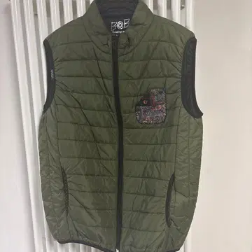 BOB (밥) 충전솜 베스트 카키 L