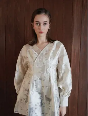 Acka 자카드 미니 드레스