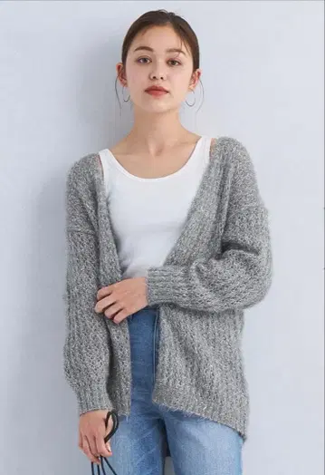 UNITEDARROWS greenlabelrelaxing 라메 가디건