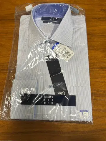 [ 미사용 새상품 ] PERSON'S 스트라이프 드레스 셔츠 S