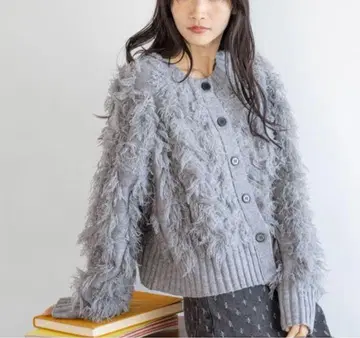 LOWRYS FARM 프린지 2WAY 가디건