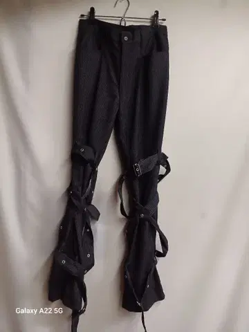 ACID JAZZ MEN MAD 남성용 스트라이프 본지티 팬츠 S