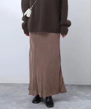 SLOBE IENA 큐프라 머메이드 스커트