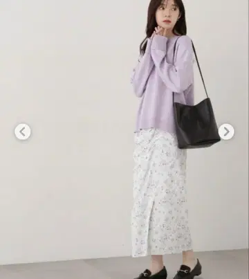 프로포션 바디 드레싱 플라워 프린트 스커트 PS 사이즈