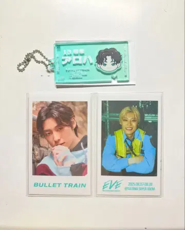 초특급 티켓 키링 EVE 미니 사진 알로하