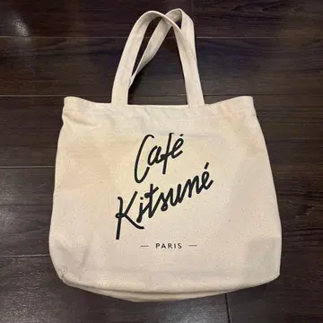 카페 여우 토트백 아이보리