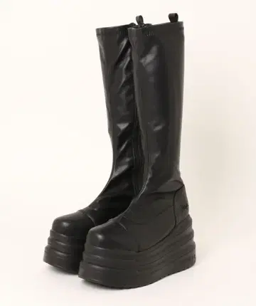 YOSUKE / 요스케 통굽 스트레치 롱 부츠