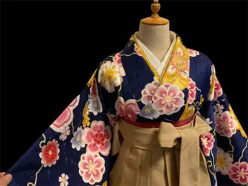 미사용 졸업식 하카마용 니샤쿠소데 기모노만