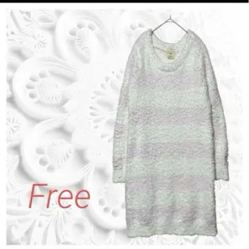 젤라또피케 룸웨어 원피스 보더 핑크 긴팔 A896