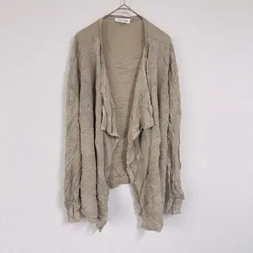 Calvin Klein [ L ] 캘빈클라인 베이지 가디건 무지