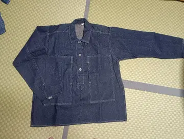 30s USARMY 다크 데님 커버올 긴팔 물 빠짐 없음