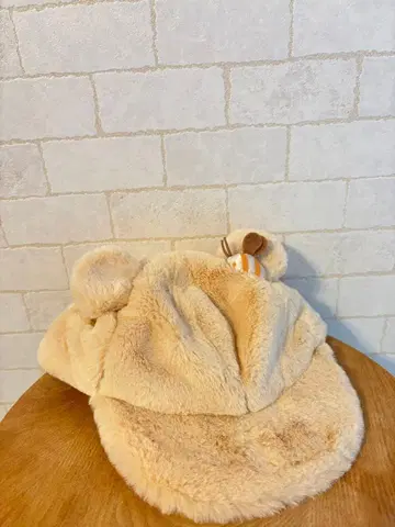 디즈니 팬캡 푸우 복슬복슬 모자