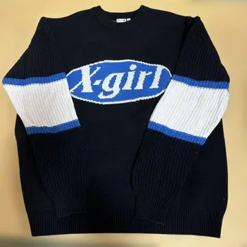 X-girl 스웨터