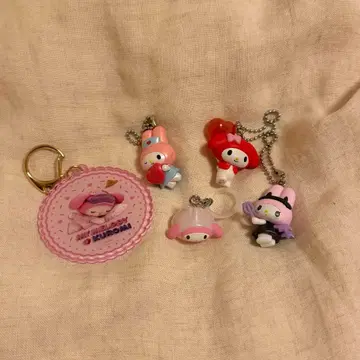 마이멜로디 캡슐 토이 5개 세트