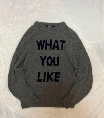 FRAMeWORK 프레임워크 인터샤 풀오버 로고 니트