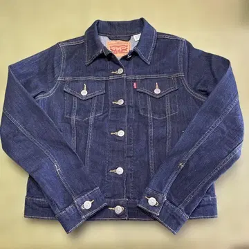 리바이스 데님 자켓 네이비 S 사이즈