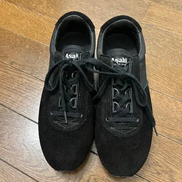 ASAHI 스니커즈 블랙 23cm