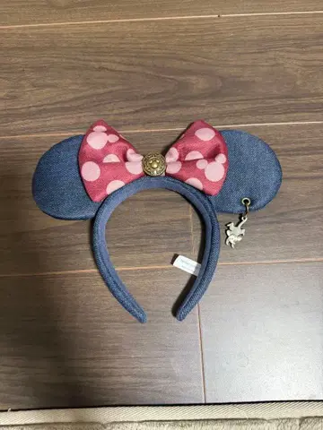 디즈니랜드 데님 미니 머리띠